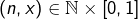 \left(n,x\right)\in\mathbb{N}\times\left[0,1\right]
