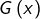 G\left(x\right)