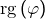Rendered by QuickLaTeX.com \text{rg}\left(\varphi\right)