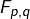 F_{p,q}