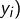 y_{i})