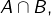 Rendered by QuickLaTeX.com A\cap B,