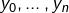 y_0,\ldots,y_n
