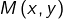 M\left(x,y\right)