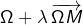 Rendered by QuickLaTeX.com \Omega+\lambda\,\overrightarrow{\Omega M}