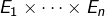 E_1\times\cdots\times E_n