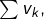 Rendered by QuickLaTeX.com \sum v_{k},