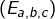 \left(E_{a,b,c}\right)