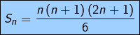 \[\boxed{S_{n}=\frac{n\left(n+1\right)\left(2n+1\right)}{6}}\]