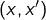 \left(x,x'\right)