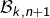 \mathcal{B}_{k,n+1}