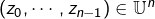 \left(z_{0},\cdots,z_{n-1}\right)\in\mathbb{U}^{n}