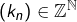 \left(k_{n}\right)\in\mathbb{Z}^{\mathbb{N}}