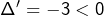 Rendered by QuickLaTeX.com \Delta'=-3<0