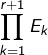 Rendered by QuickLaTeX.com \displaystyle{\prod_{k=1}^{r+1}E_k}